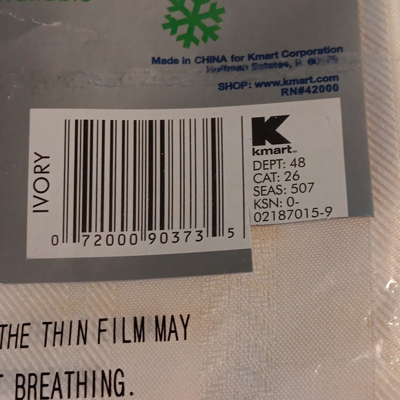 NWT vintage Kmart Trim A Home tablecloth - Picture 4 of 6